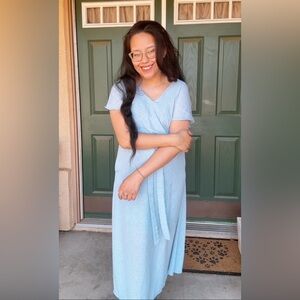 Sienna Sky Soft Blue Maxi Dress